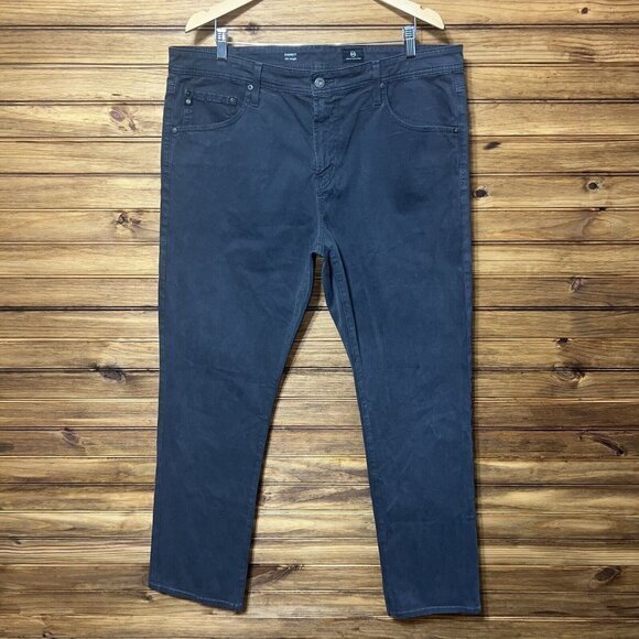 Adriano Goldschmied The Everett Slim Straight Jeans Mens Size 38x34 Gray Denim - Picture 1 of 8